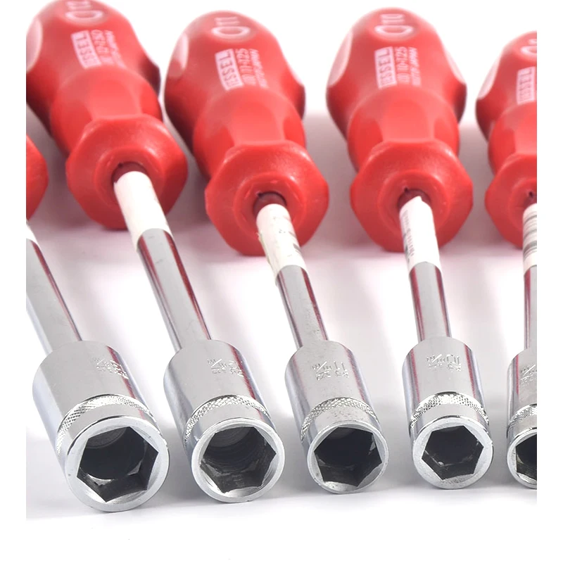 VESSEL 5-12mm Power Grip Socket Driver Wrench Screwdriver Hex Key Nutdriver Hand Tool No.4100