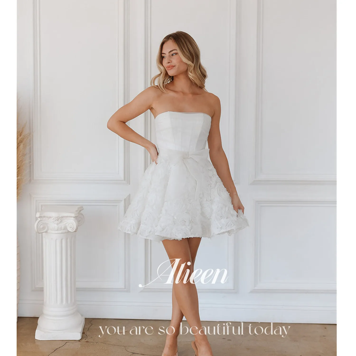 

Aileen Vestidos De Noche Elegant Party Dresses Woman Off-shoulder Evening Dress Woman Customized Luxury Prom Dresses 2025 Mini