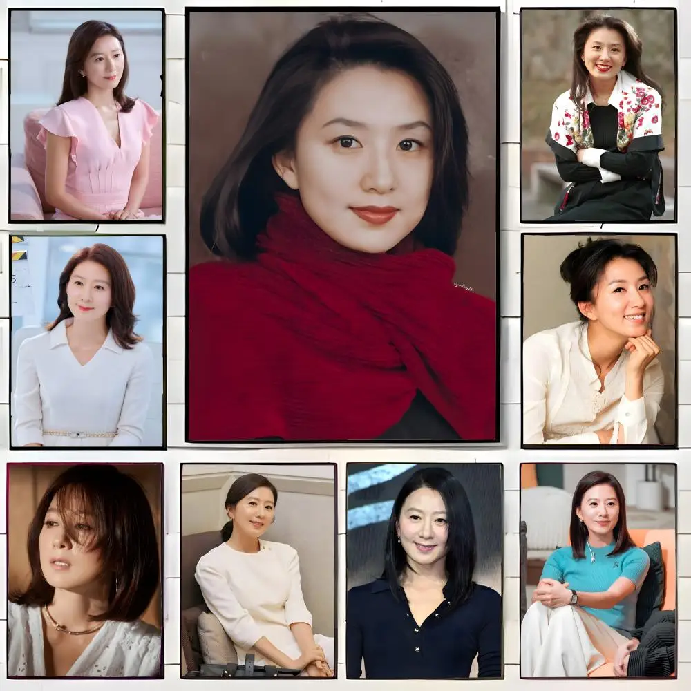 Charismatic Korean Beautiful Actress K-Kim Hee Ae Poster Wall Art Print Poster Decorative Mural Home Decor Gift Unframed