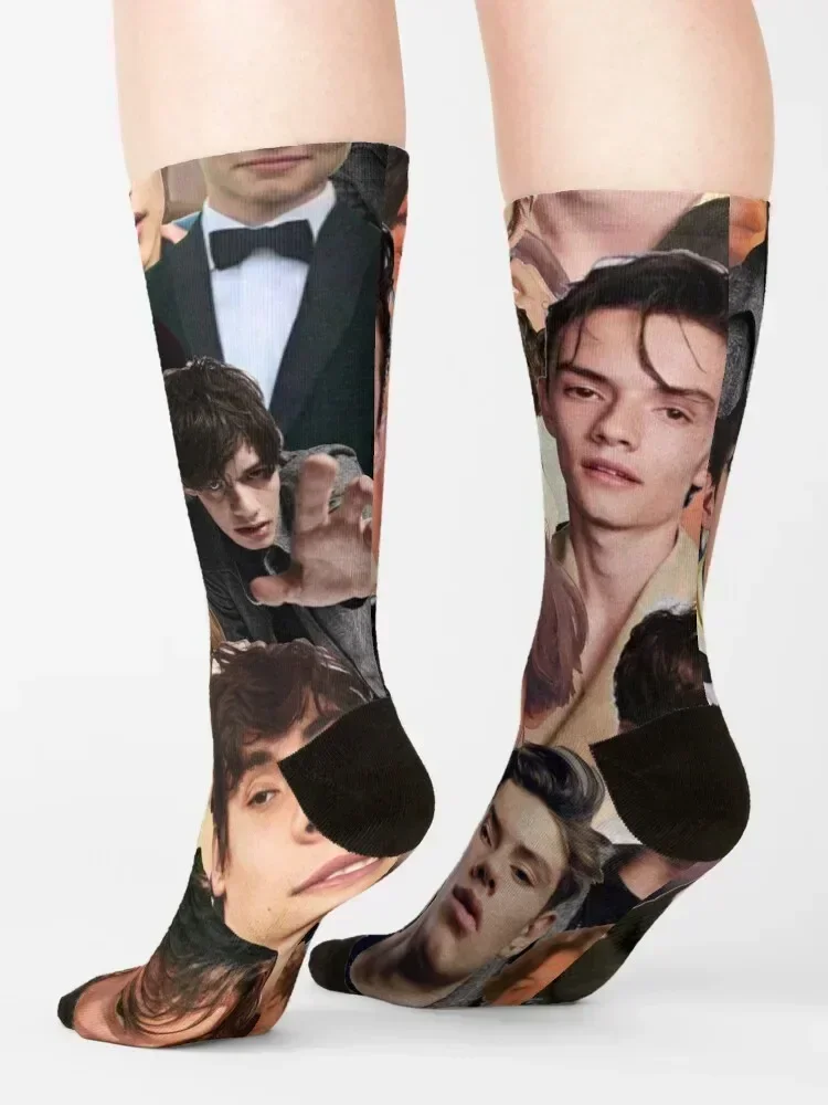 Louis Partridge Photo Collage Socks funny gifts Children's Wholesale cool Girl'S Socks Men's