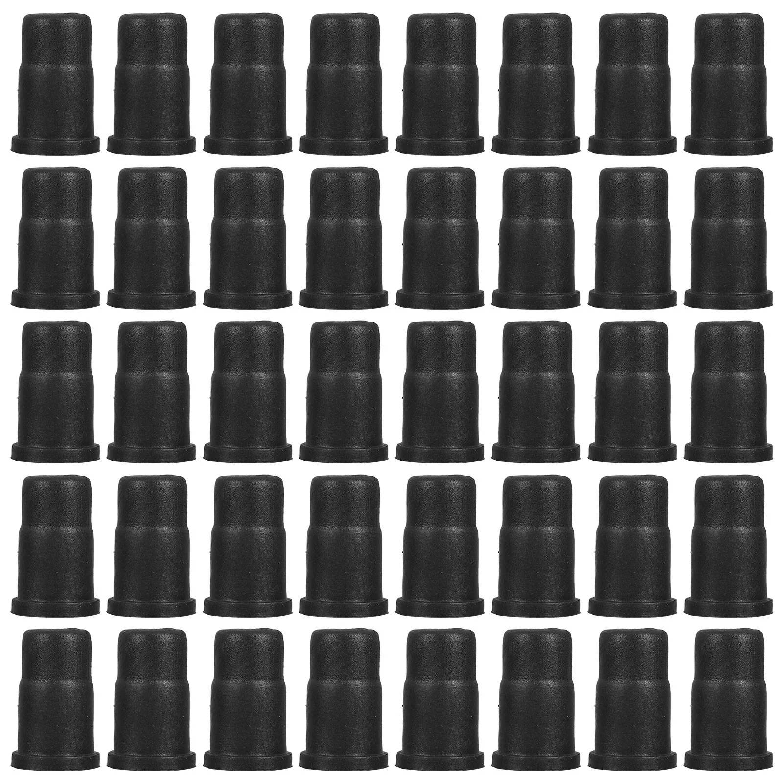 

50pcs Caster Wheel Socket Sleeve Rod Cover Durable Plastic Office Chair Home Office Furniture Replacement Nylon