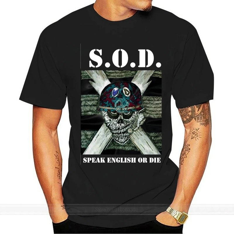 Vintage stormtroopers of death speak english or die T-shirt Reprint Size S - 5XL male brand teeshirt men summer cotton t shirt