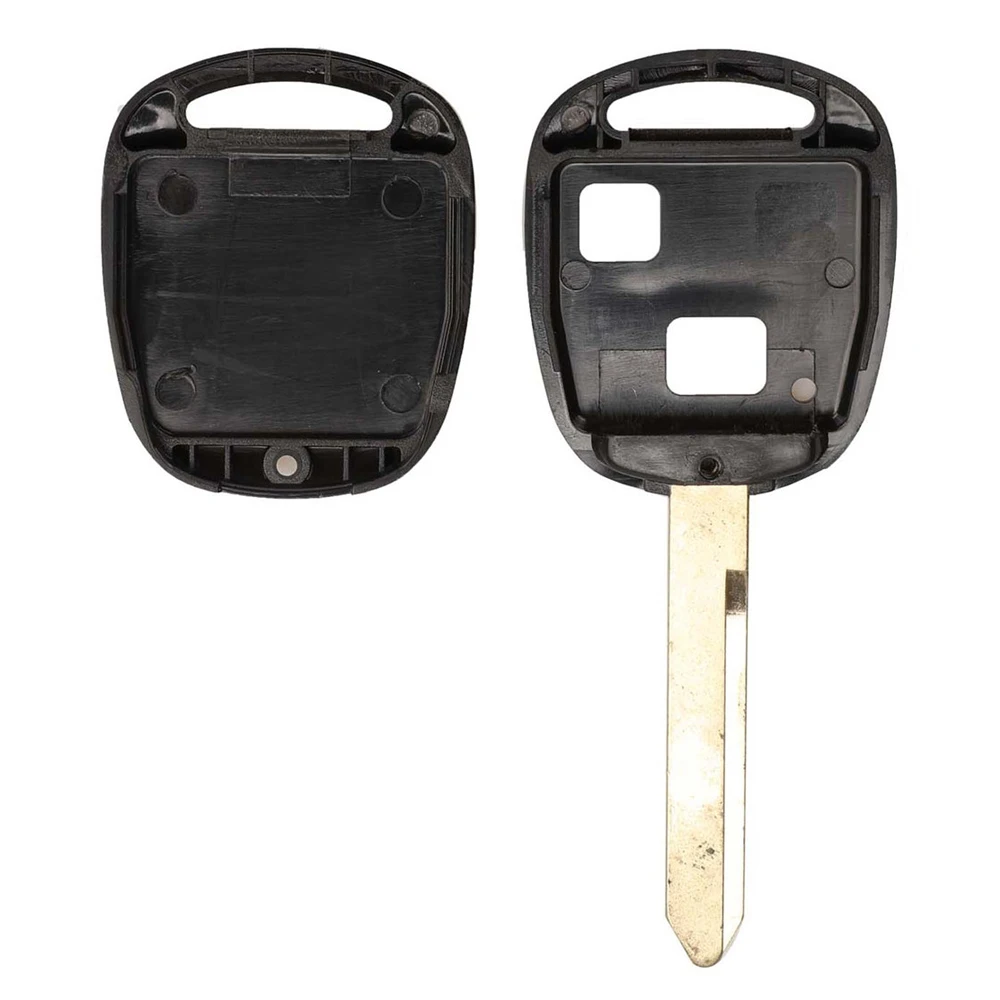 

jingyuqin 2 Buttons Remote Key Case Shell For Toyota Camry Rav4 Corolla Prado Yaris Tarago Land Cruiser VERSO TOY43/TOY47/TOY48
