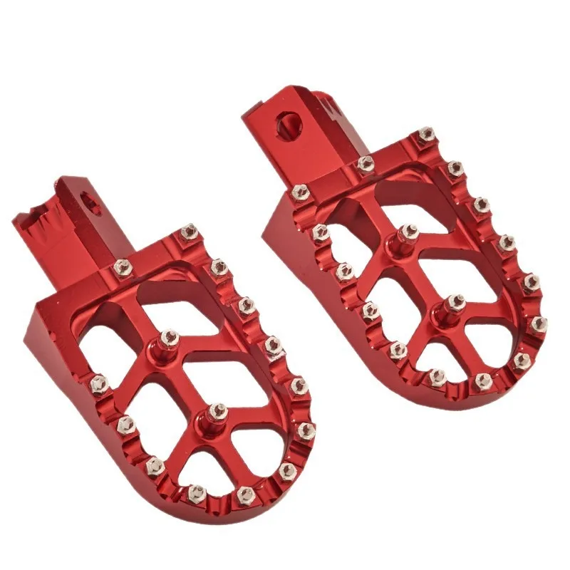 

Алюминиевые подножки для бездорожья, обработанные на ЧПУ, для Honda CRF150F CRF230F, электровелосипеда Sur-Ron Light Bee, противоскользящие, запчасти для отдыха на ногах