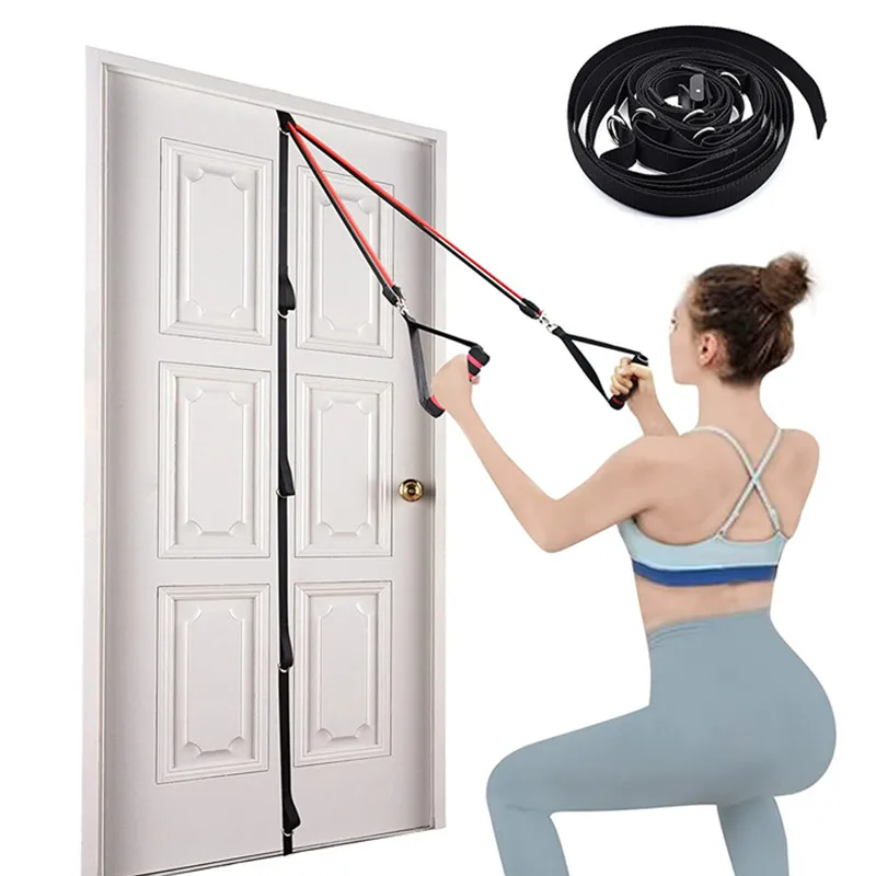 Door Anchor Strap for Resistance Bands, Workout Resistance Band Door Anchor Portable Easy Assemble, Secure Multi Point Anchor