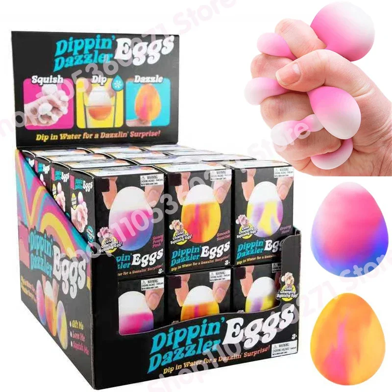 1 piece, random color 2026 Needoh Golden Egg Hunt Game Blind Box Easter Fidget With Squishy Surprise Stress Relief Squeeze For K