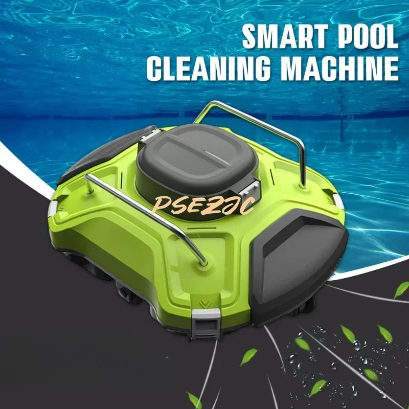 Swimming Pool Cordless Automatic Suction Machine, Pool Bottom Cleaning Robot Intelligent Underwater Vacuum Swimming Pool Cleaner