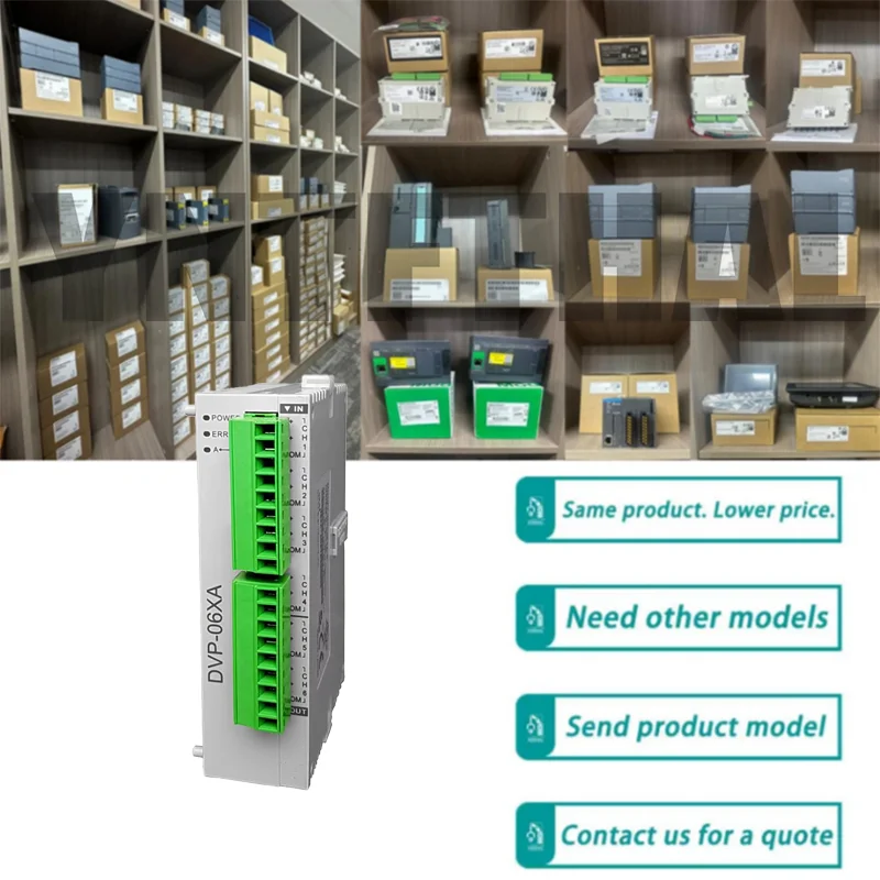 Nieuwe originele DVP06XA-S2 programmeerbare controller