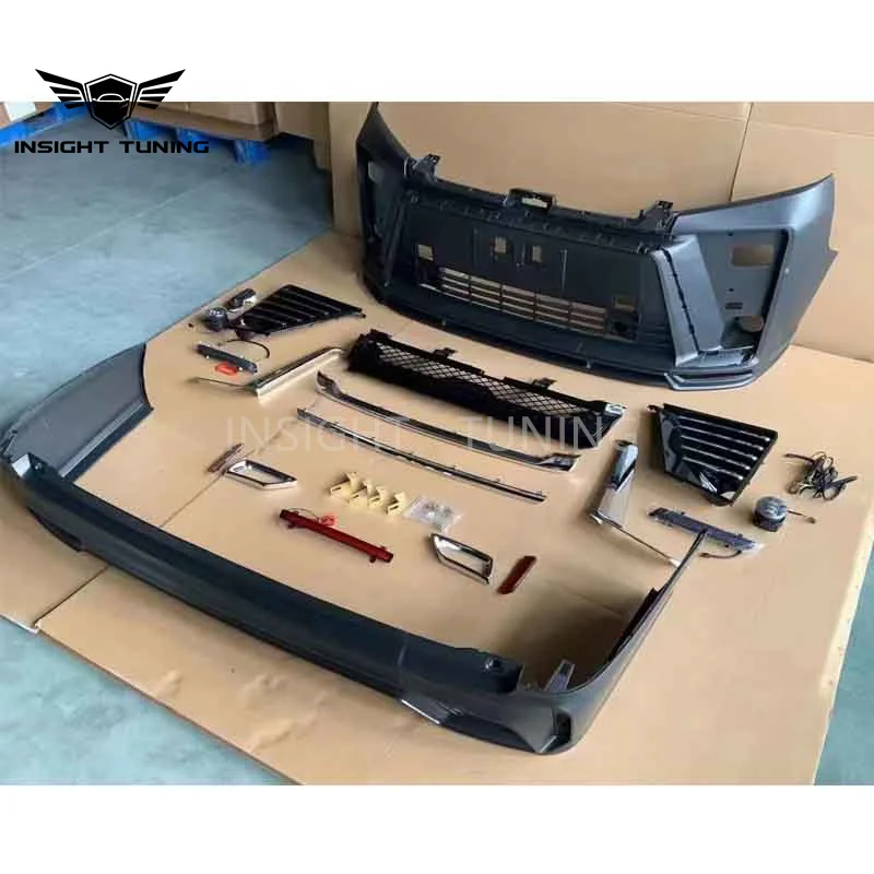 High Fitment Modellista Design Car Bumpers Bodykit 2019-2023 for Hiace Body Kit