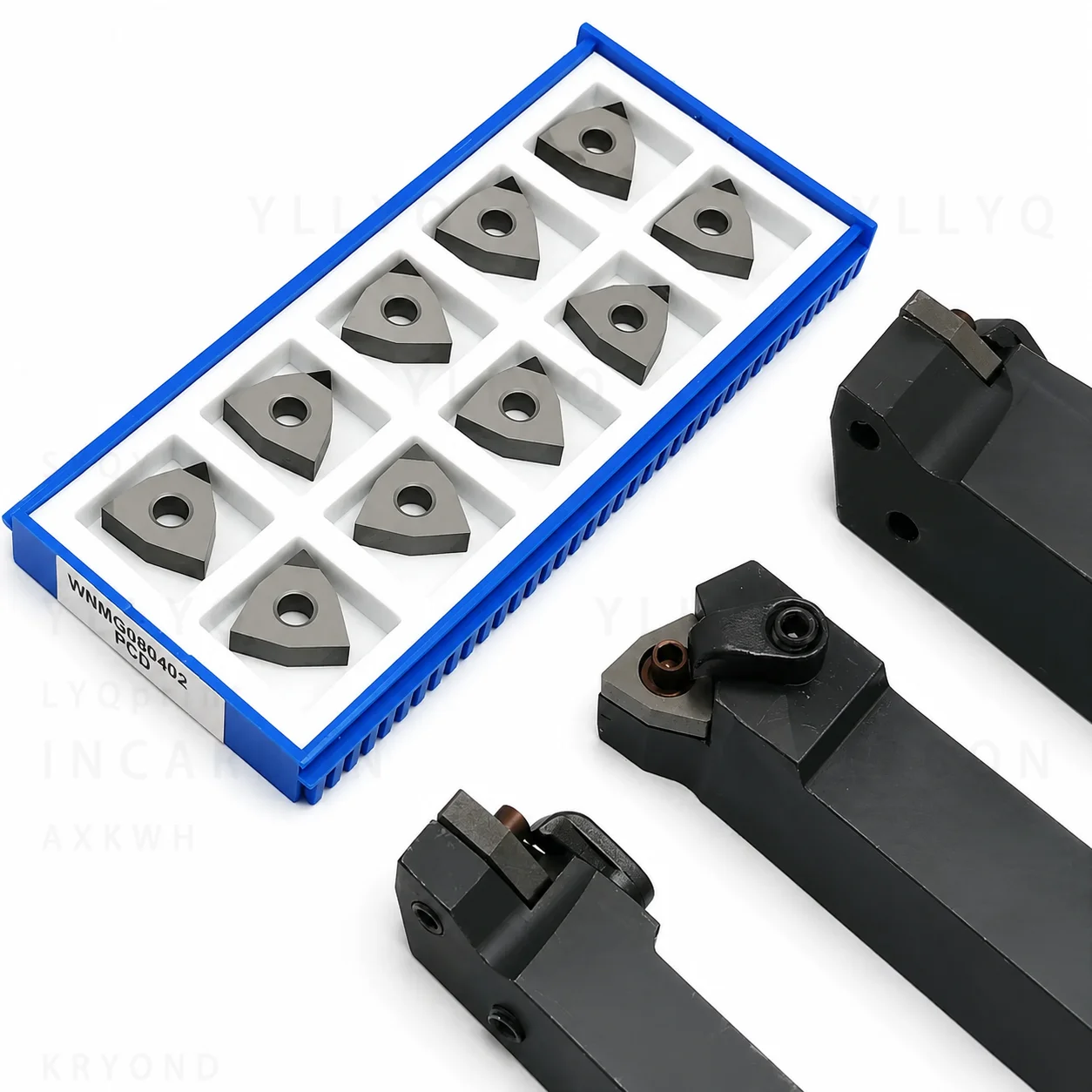 MWLNR1616H08 MWLNR2020K08 MWLNR2525M08 Black External Turning Holder For WNGA WNMG080408 PCD CBN Carbide Inserts CNC Tool