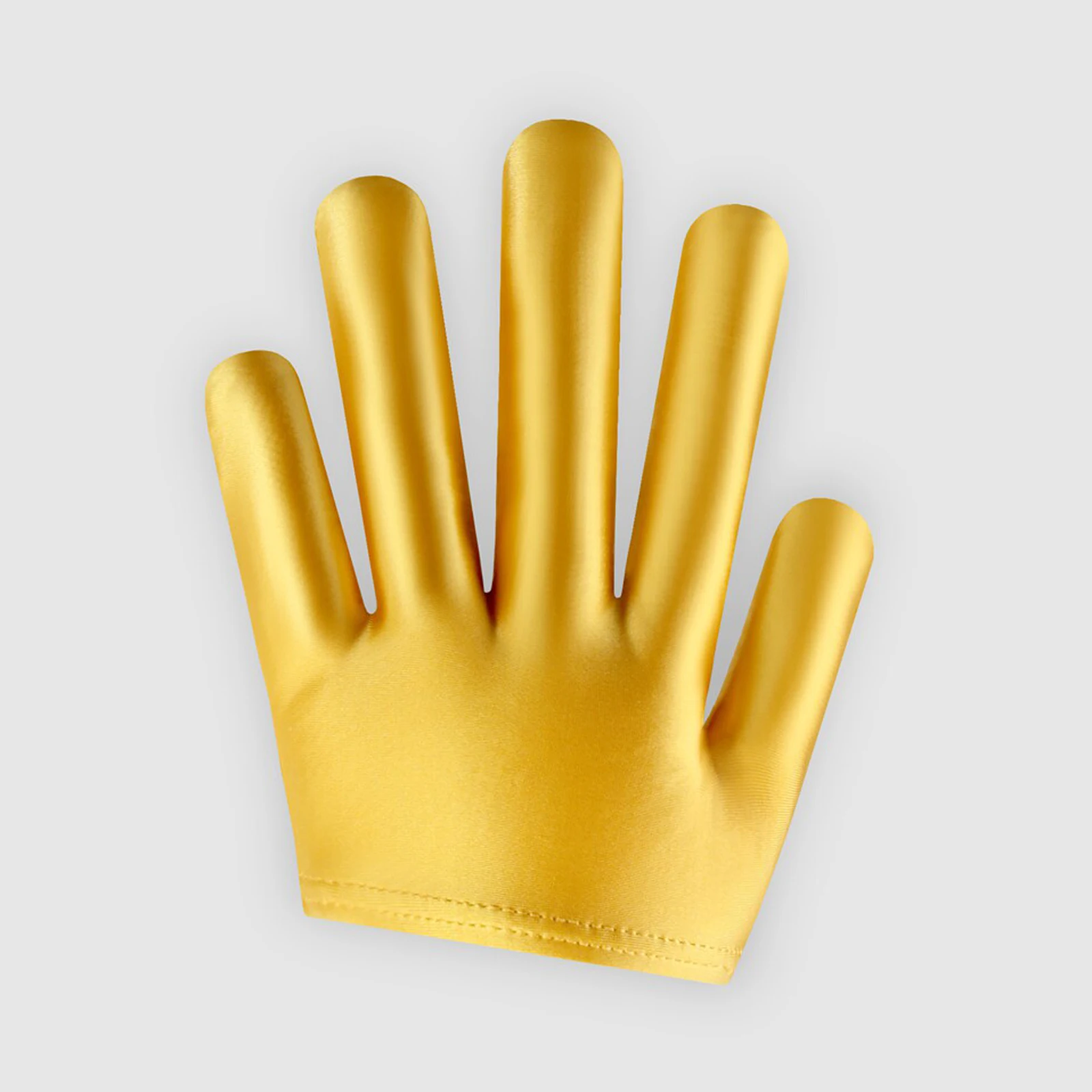 MJINM Women's Oil Glossy Silky Short Wrist Full Finger High Stretch Spandex for Cycling Cosplay Party Roleplay Dress Gloves