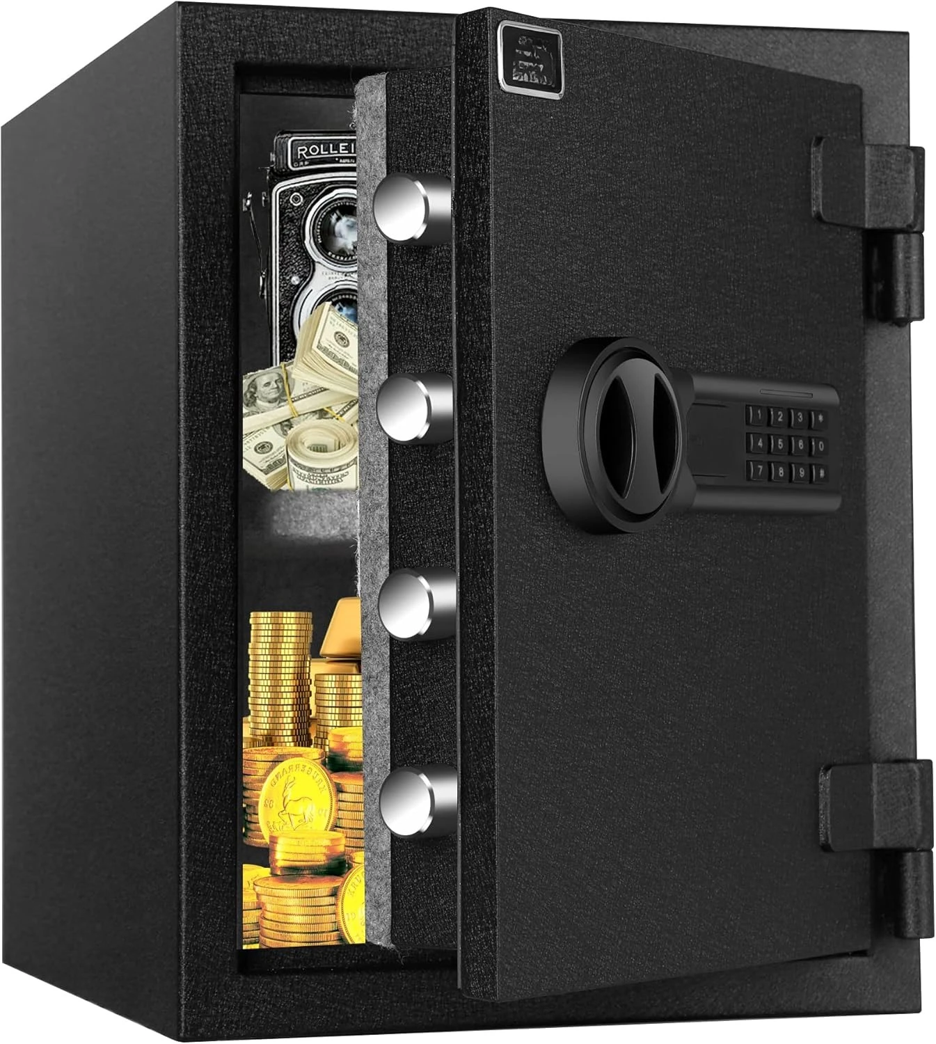

Fireproof Safe,1.24 Cubic Feet Small Steel Money Safe Box Home Safes with Digital Lock for Home and Office