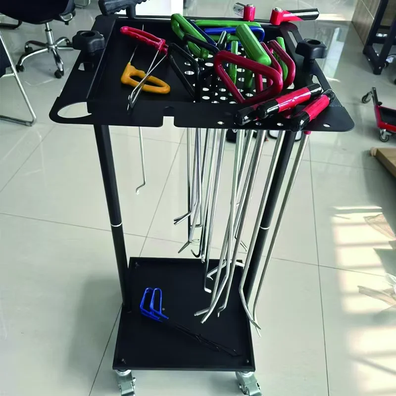Wheeled 2-Story Multifunctional Car Dent Repair & Tool Storage Workshop