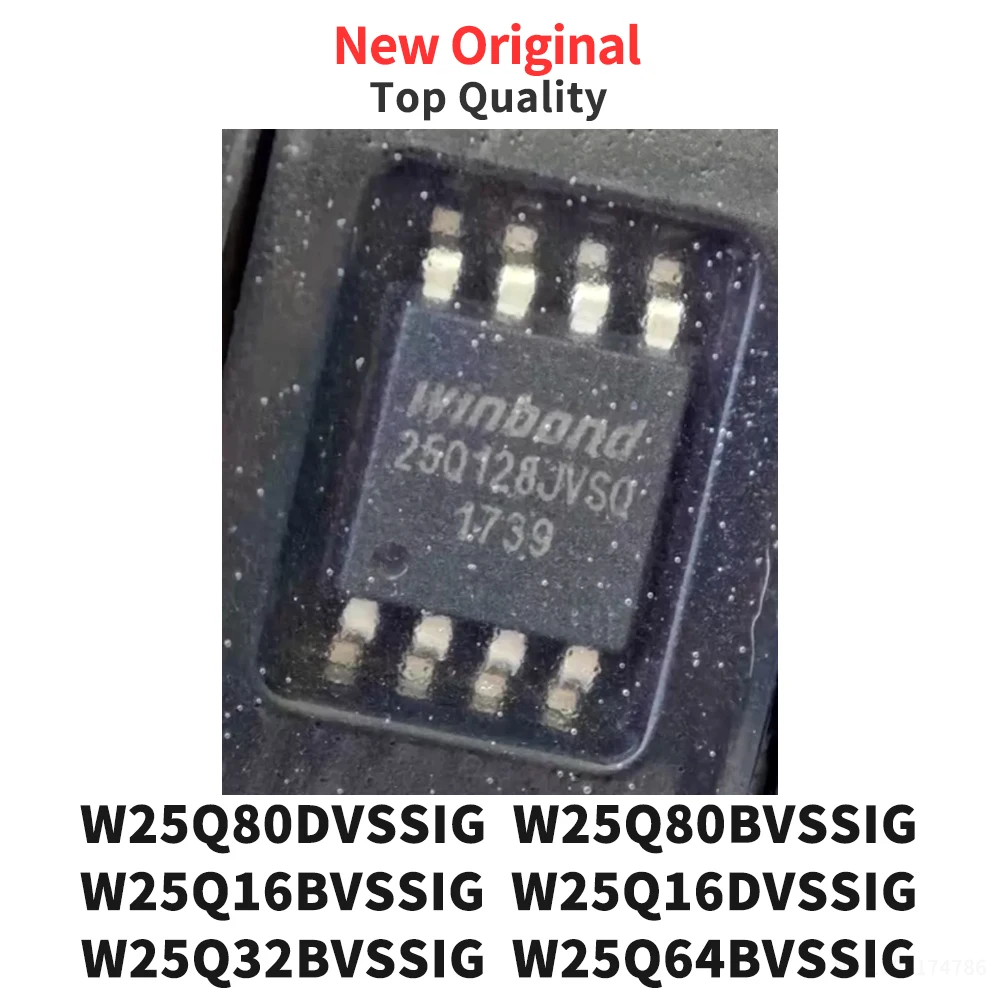 (5 Pcs) W25Q80DVSSIG W25Q80BVSSIG W25Q16BVSSIG W25Q16DVSSIG W25Q32BVSSIG W25Q64BVSSIG SOP New Original