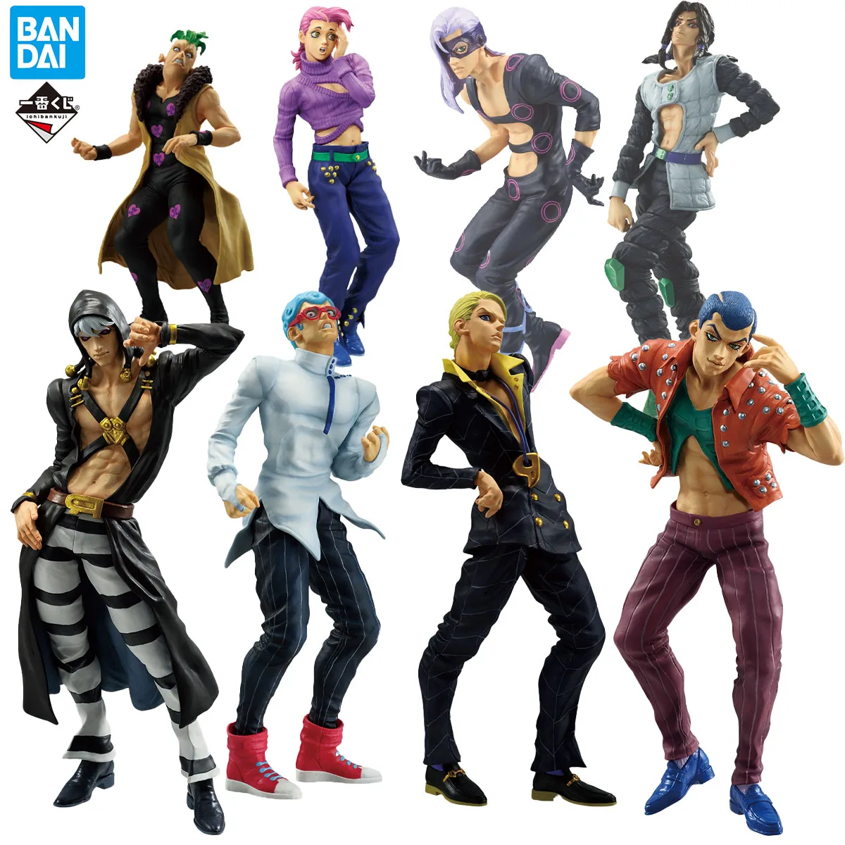 

Original in Stock Bandai Spirits Ichiban Kuji Jojo No Kimyou Na Bouken Ougon No Kaze Ghiaccio Vinegar Doppio Anime Figure Model