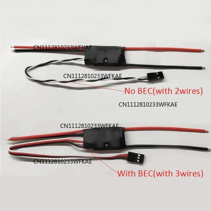 1PCs 5/10/20/30A One Way DC Brushed ESC 12/24V Brushed Speed Controller 2-3S 2-6S Lipo Parts for RC Micro Drone Aircraft FPV