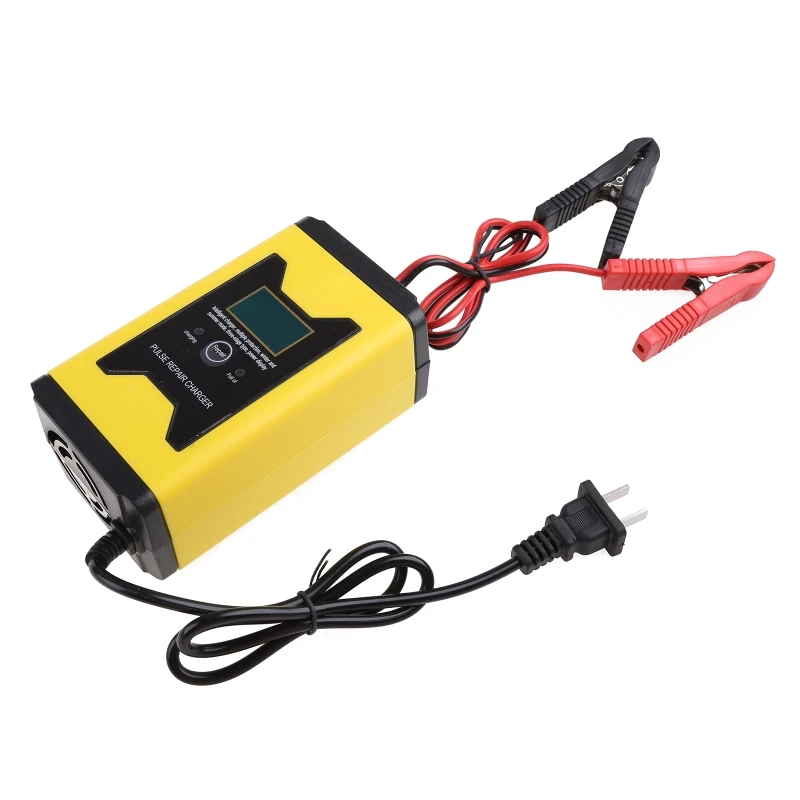 Universal Acid Auto Motorcycle Battery Power Maintainer 12V Intelligent Repair LED Capacity Display