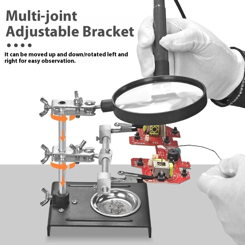 

TE-809 Универсальный сварочный стол, вспомогательное приспособление для ремонта мобильных телефонов, печатная плата, вспомогательный инструмент, зажим, универсальный верстак