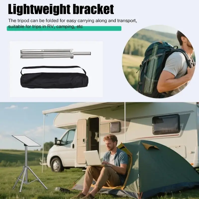 Collapsible Dish Stand for Stated Satellite Internet Models Travel