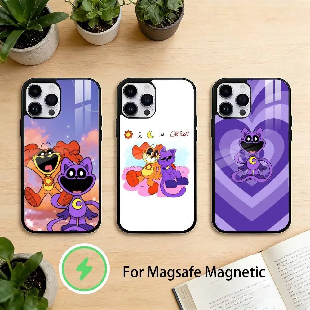 

C-Catnap and Dogday Phone Case For iPhone 17 16 15 14 13 12 Pro Max Plus for Mirror Wireless Magnetic Cover