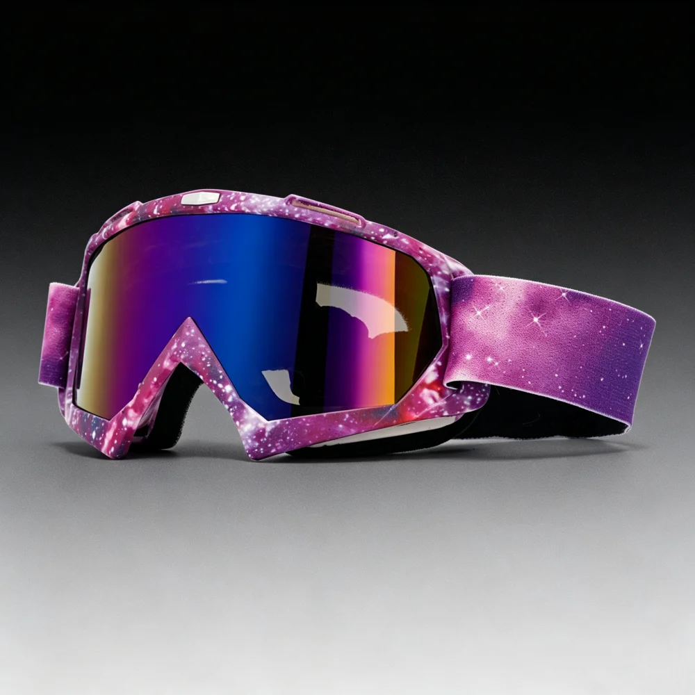 Helmet‑Mount Motocross Goggles, Dust‑Shield Anti‑Scratch Dirt Bike Enduro Motorcycle Off‑Road Riding Eyewear