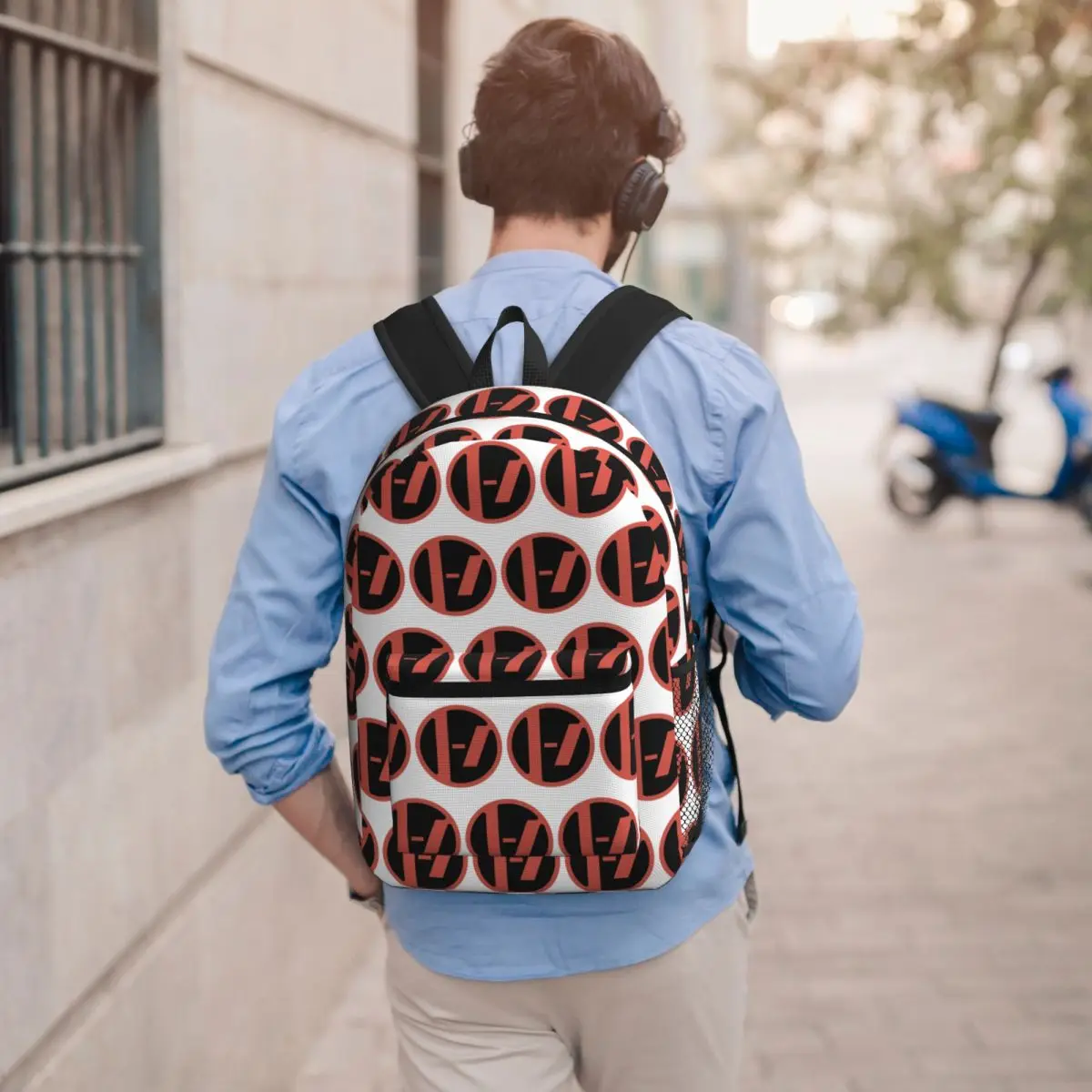 

Circle Icon Logo Twenty One Pilots Rock Band Backpack Student BookBag Kids School Bag Laptop Shoulder Bags for Men Women