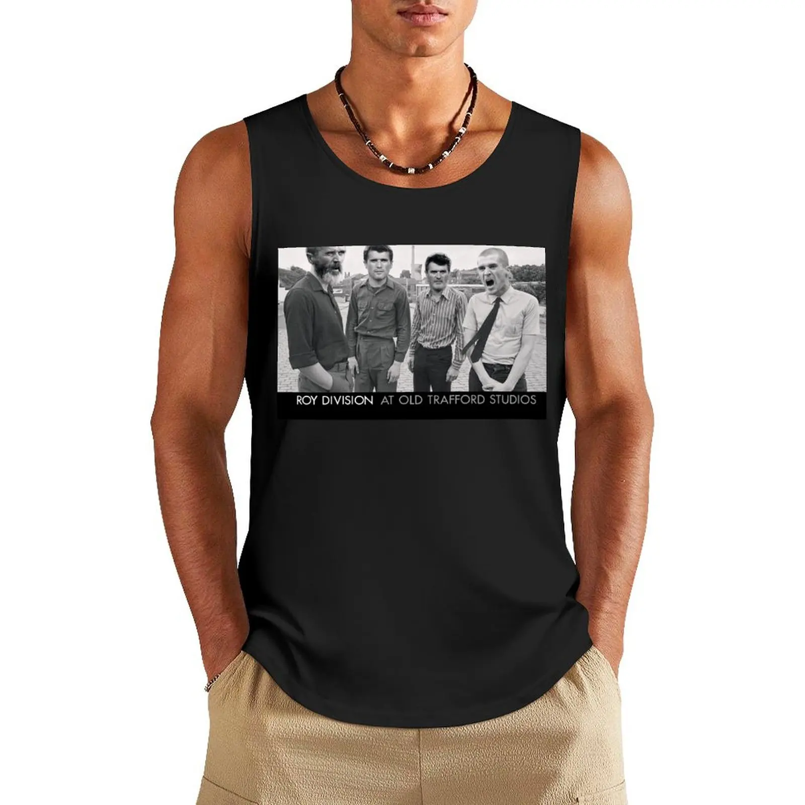 Roy Division Tank Top anime clothes Working vest Men's summer clothes summer 2024