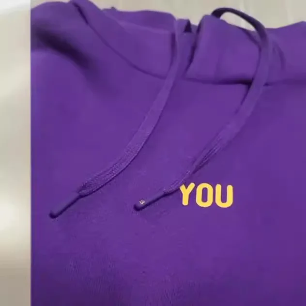 Explosio Original Hoodie Printed Seven With You 13 You Never Walk Alone Digital File Jimin Merch For Fans Card Purple Sweatshirt view 3