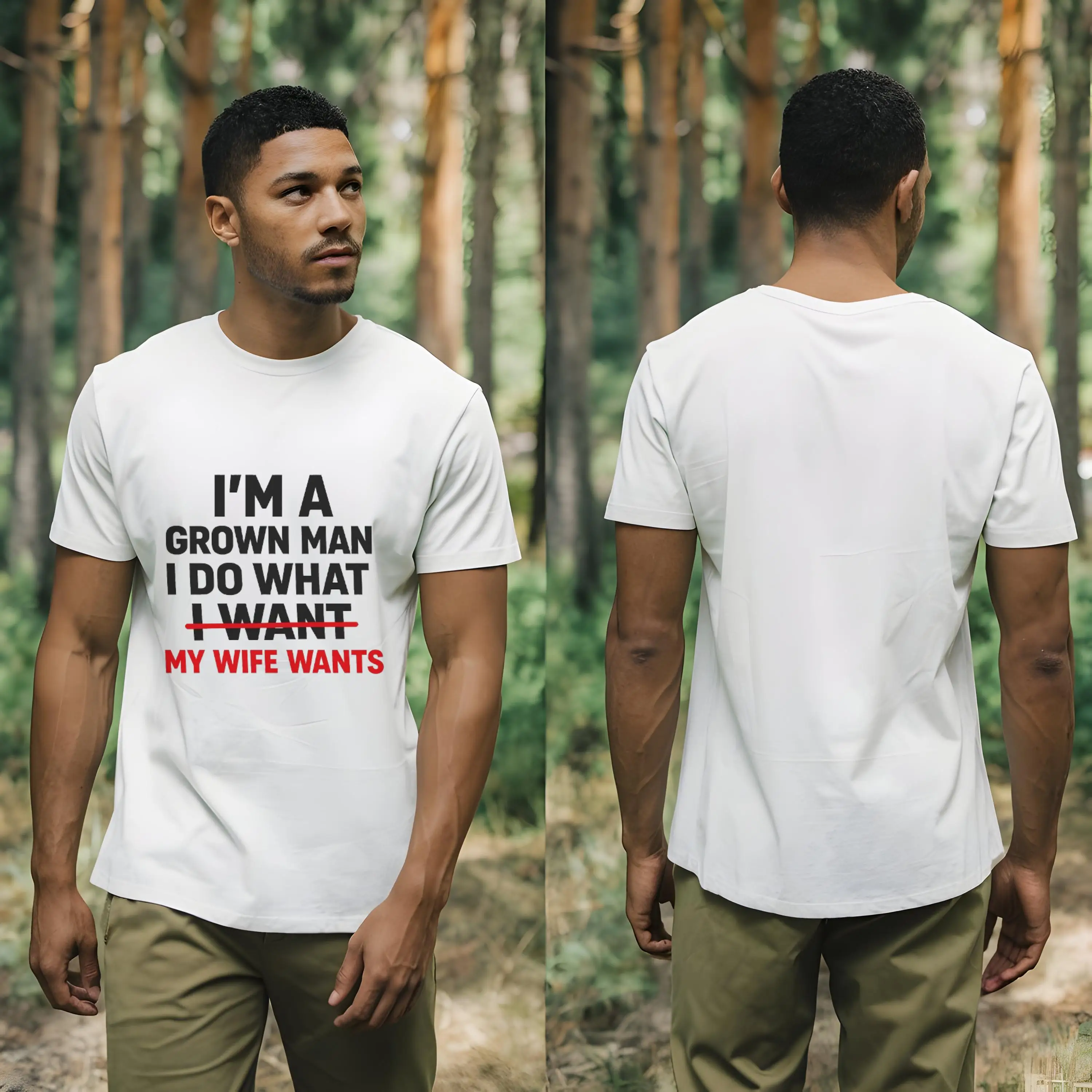 Funny Husband Shirt  I'm A Grown Man I Do What I Want My Wife Wants  Husband Gift  Sarcastic Marriage Tee  Funny Couple Shirt