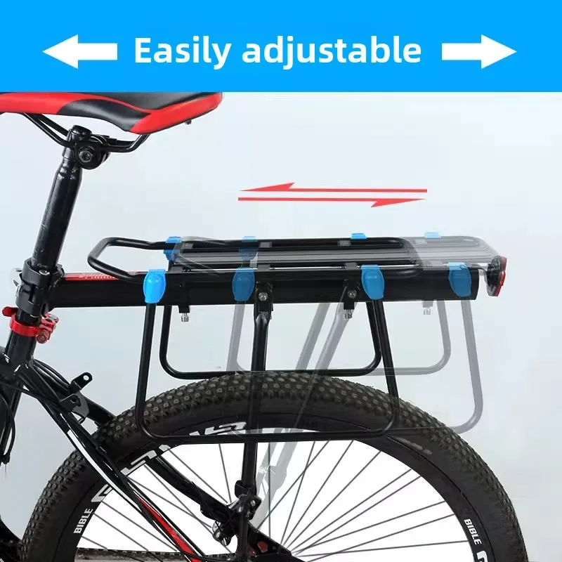 

Qui Release Bicycle Rear Ra Mountain Bike Road Bike Rear Frame Carrier Person Load Aluminum Alloy Inteated Structure