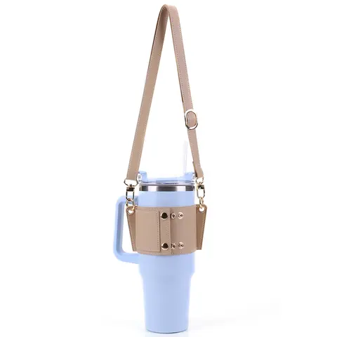 6 best sales leather bottle holder - №6