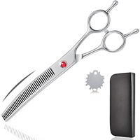 Dog Grooming Scissors Down Curved Thinning Scissors for Dog Hair Cutting Professional Stainless Steel Pet Scissors for Grooming