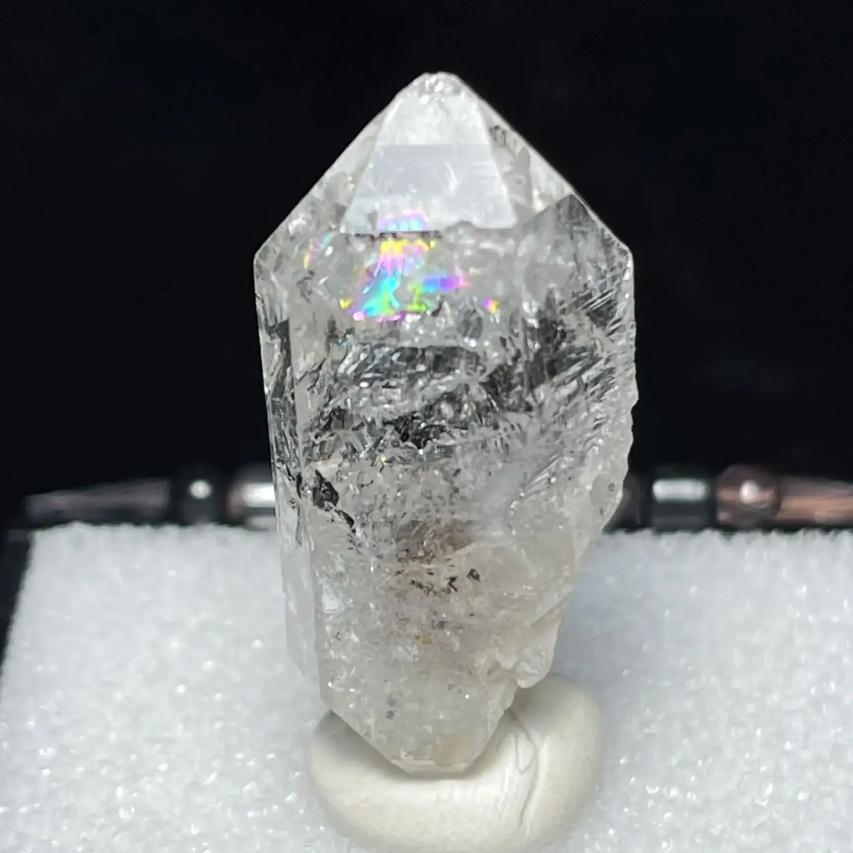 Natural Crystals Brazil Rainbow Herkimer Diamond Raw Stone Specimen Healing Gemstones Energy Home Decorations Precious Gift