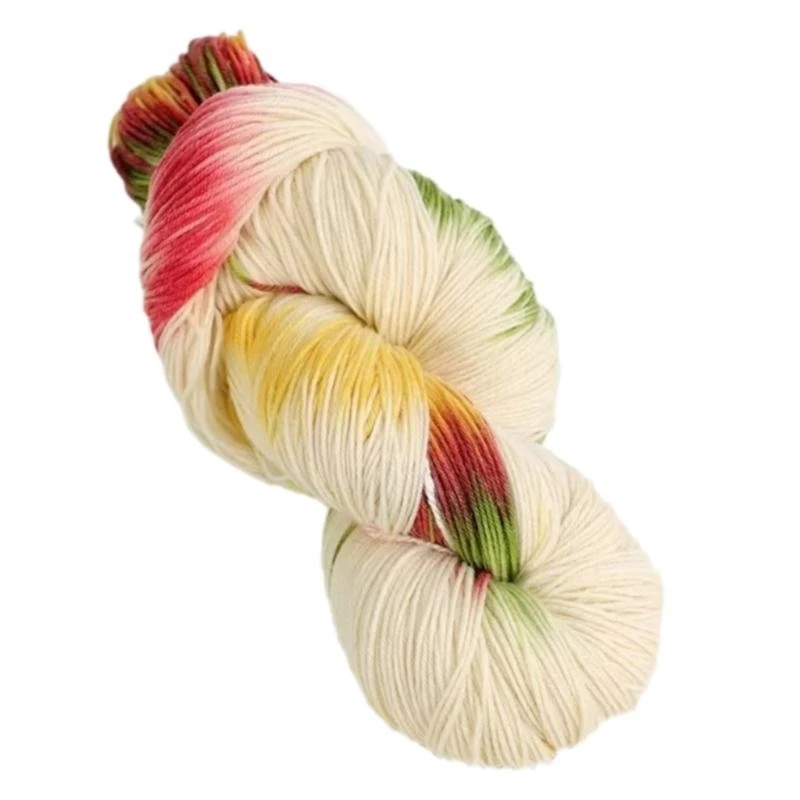 Colorful Rainbow Thread Wool Yarn Soft Knitted Threads Sewing Supplies for Knitting and Crocheting Project