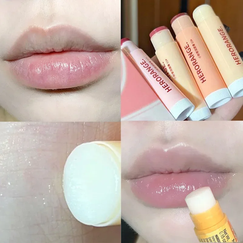 Moisturizing Jelly Lipstick Makeup Lasting Reducing Lip Lines Plump Red Brown Water Light Colored Lip Balm Lips Care Cosmetics