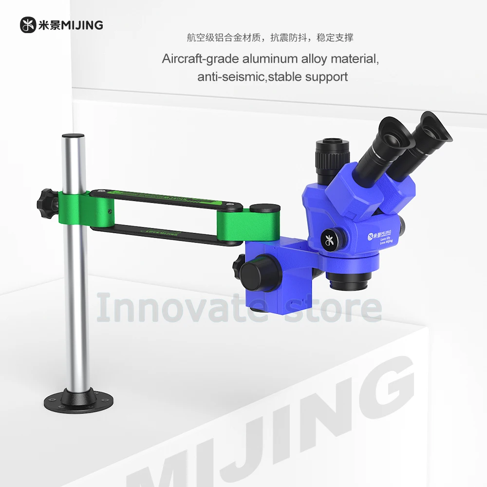 Кронштейн коромысла микроскопа Mijing MJ-4015 360° °   Вращающийся универсальный кронштейн тринокулярного/бинокулярного микроскопа для ремонта телефона