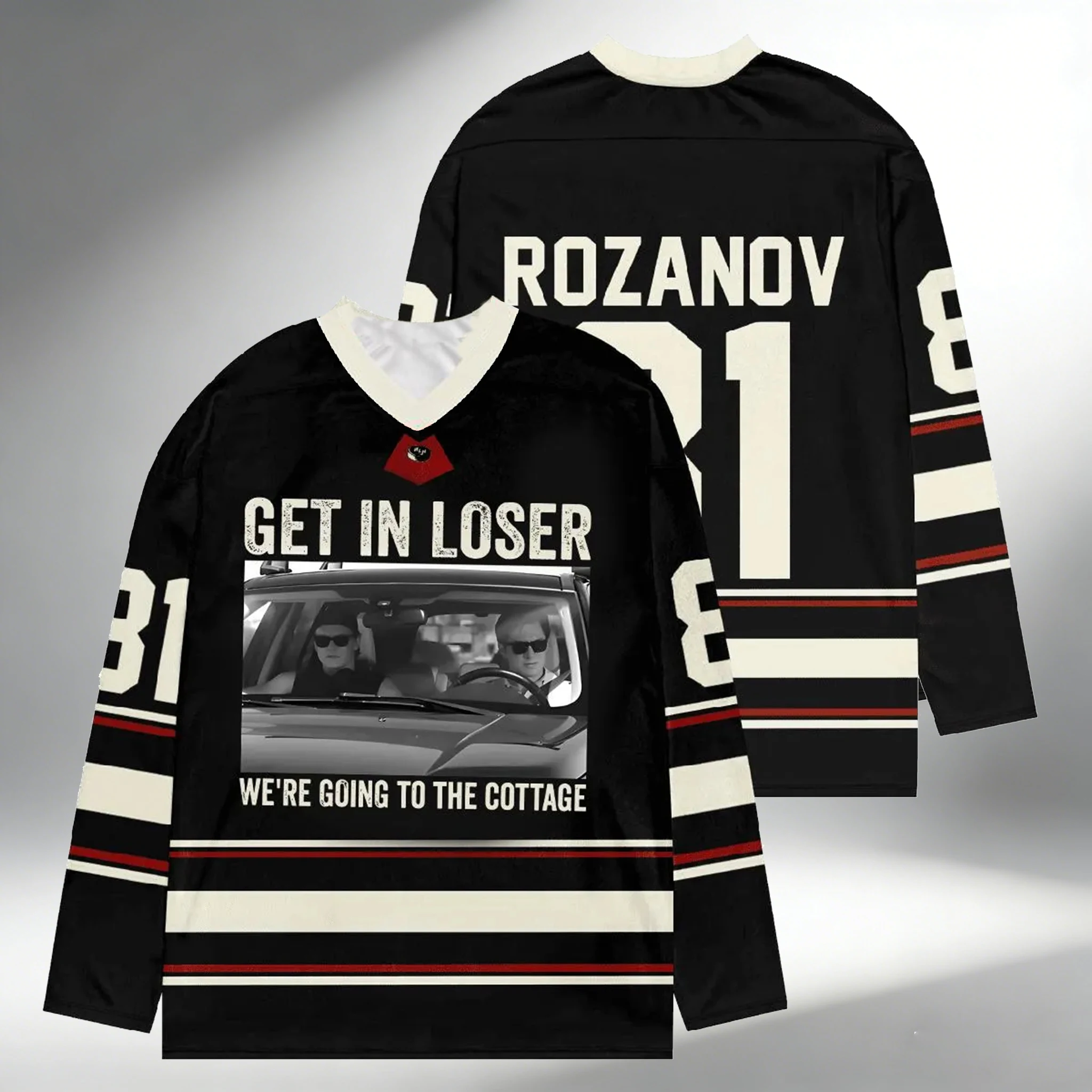 

Cool Graphic Hockey Player Shirt, Inspired by Connor Storrie & Heated Rivalry, Ilya and Shane Jersey T-Shirt, Sports Enthusiast