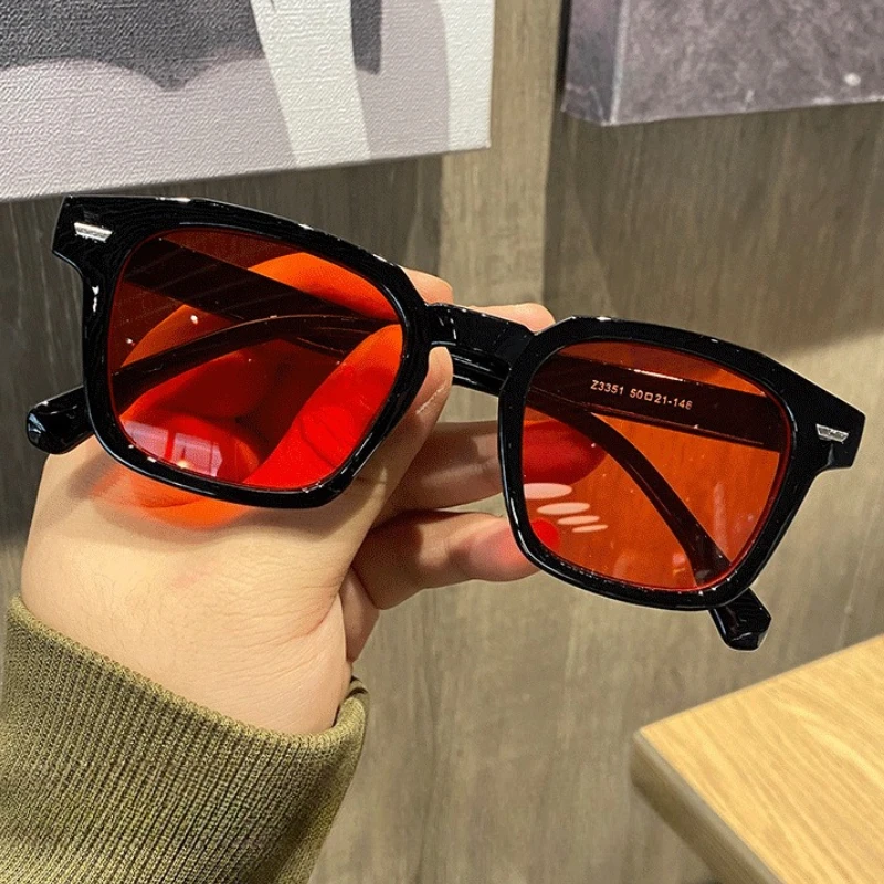 

Fashion Ins Marine Piece Sunglasses Female Summer Fashion Square Frame Glasses High-quality Sense of Street Shooting Sunglasses