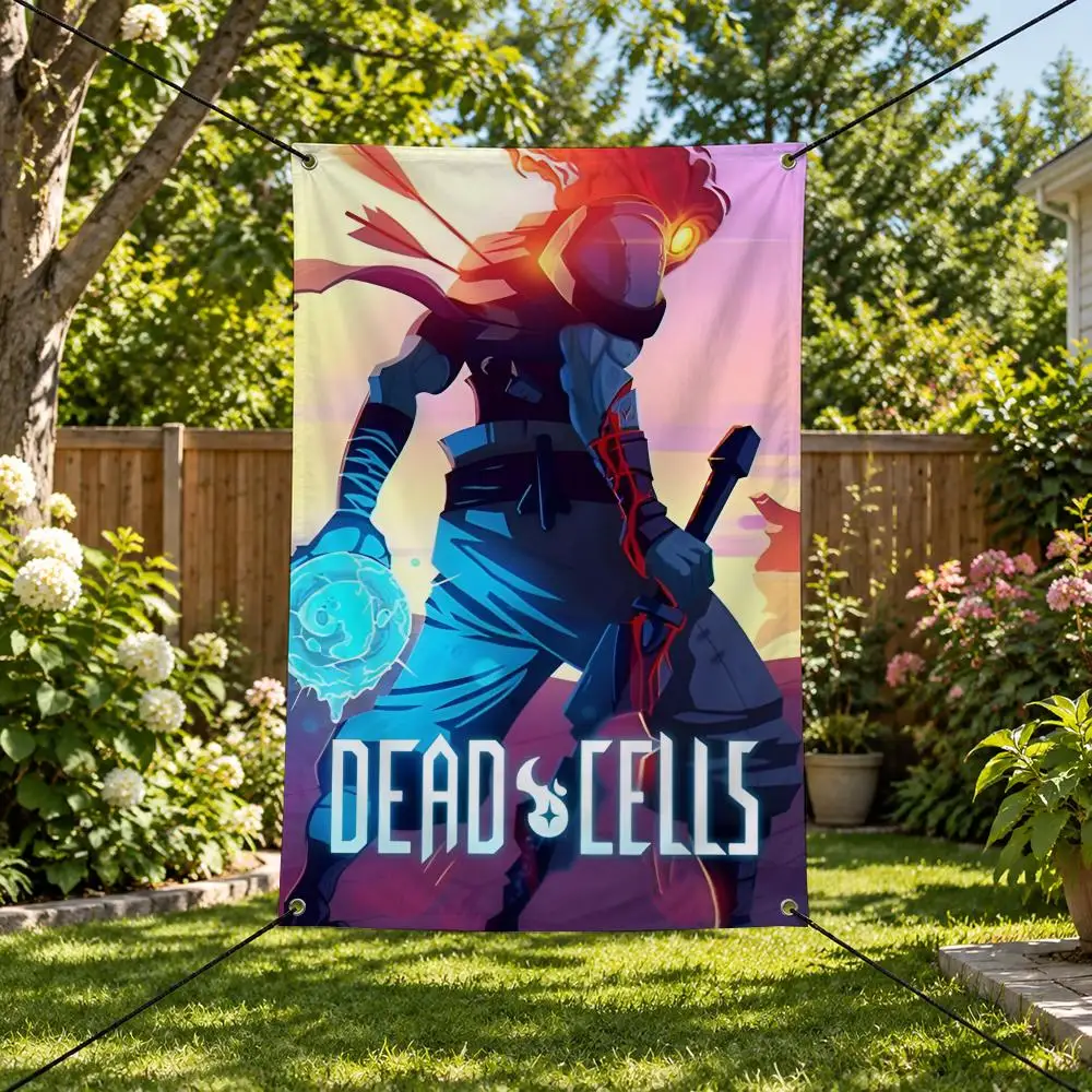 Game D-Dead Cells Flags Vertical Wall Hanging for Bedroom Dorm Living Room Party Garage Camping