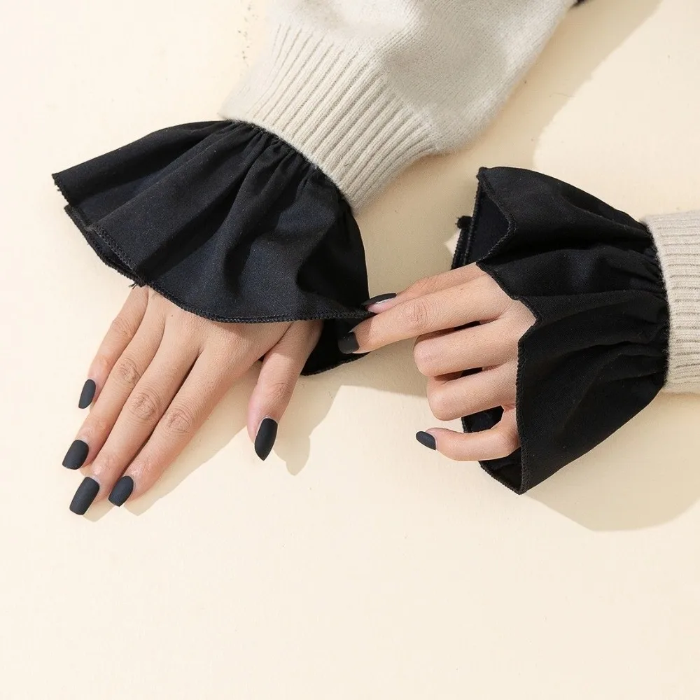 مادة الشيفون الإبداعية مسمار صور قفاز قابل للتعديل الأصفاد الزخرفية المرنة الأصفاد وهمية التصوير الدعائم #5