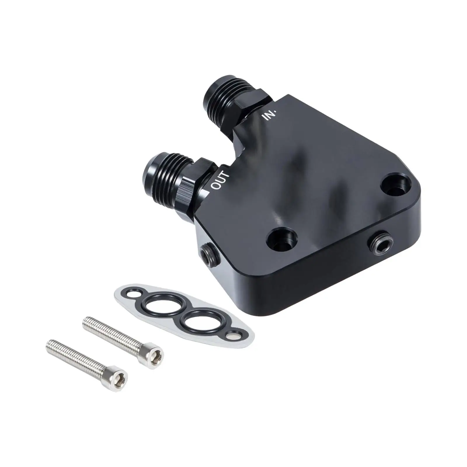 Engine Oil Cooler Adapter Kit Replacement for Gen IV Engines LS7 LS9