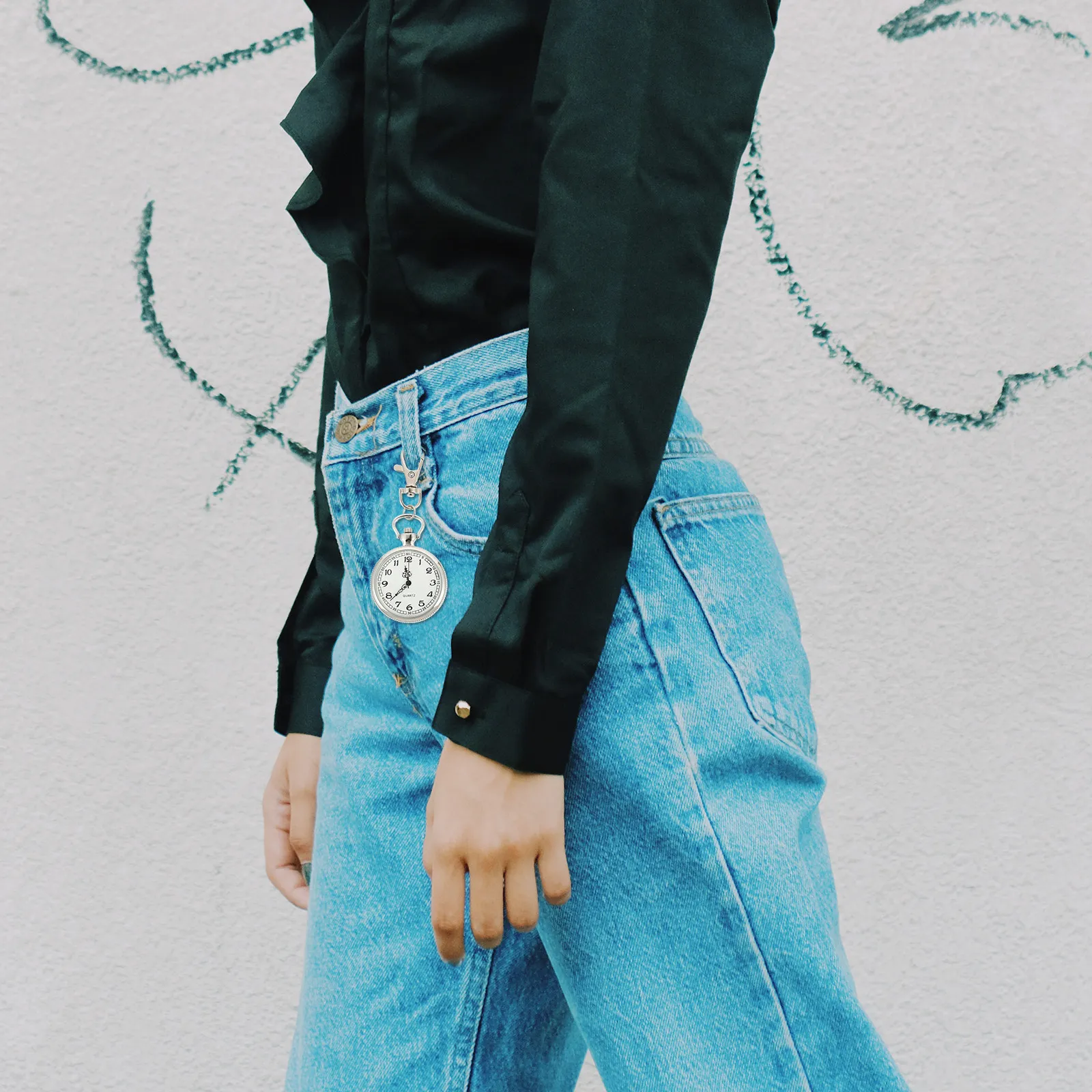 

1 шт. Модные часы для медсестер, подвесные на грудь, с элегантным циферблатом, износостойкий дизайн для женщин-врачей и медсестер