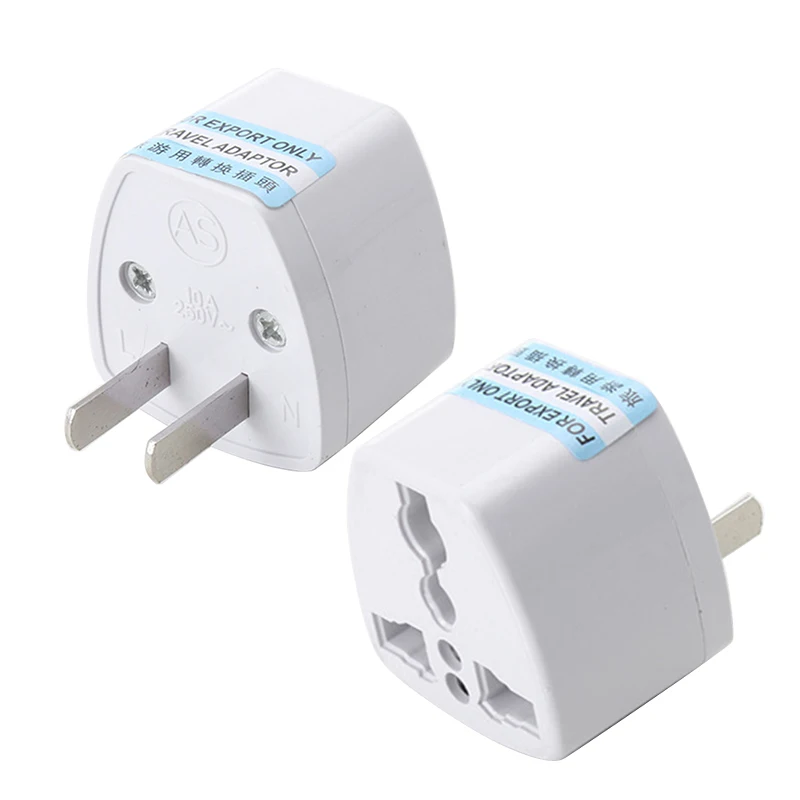 KR Plug Adapter Multifunction Universal AU US To EU Electrical Socket Type E/F France Spain Plug Travel Adapter AC Outlet