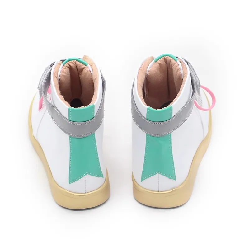 MAGICAL Miku Cosplay Kostuums Schoenen Vrouwen PU Lederen Props Laarzen voor Halloween Carnaval Kerstfeest Aangepast