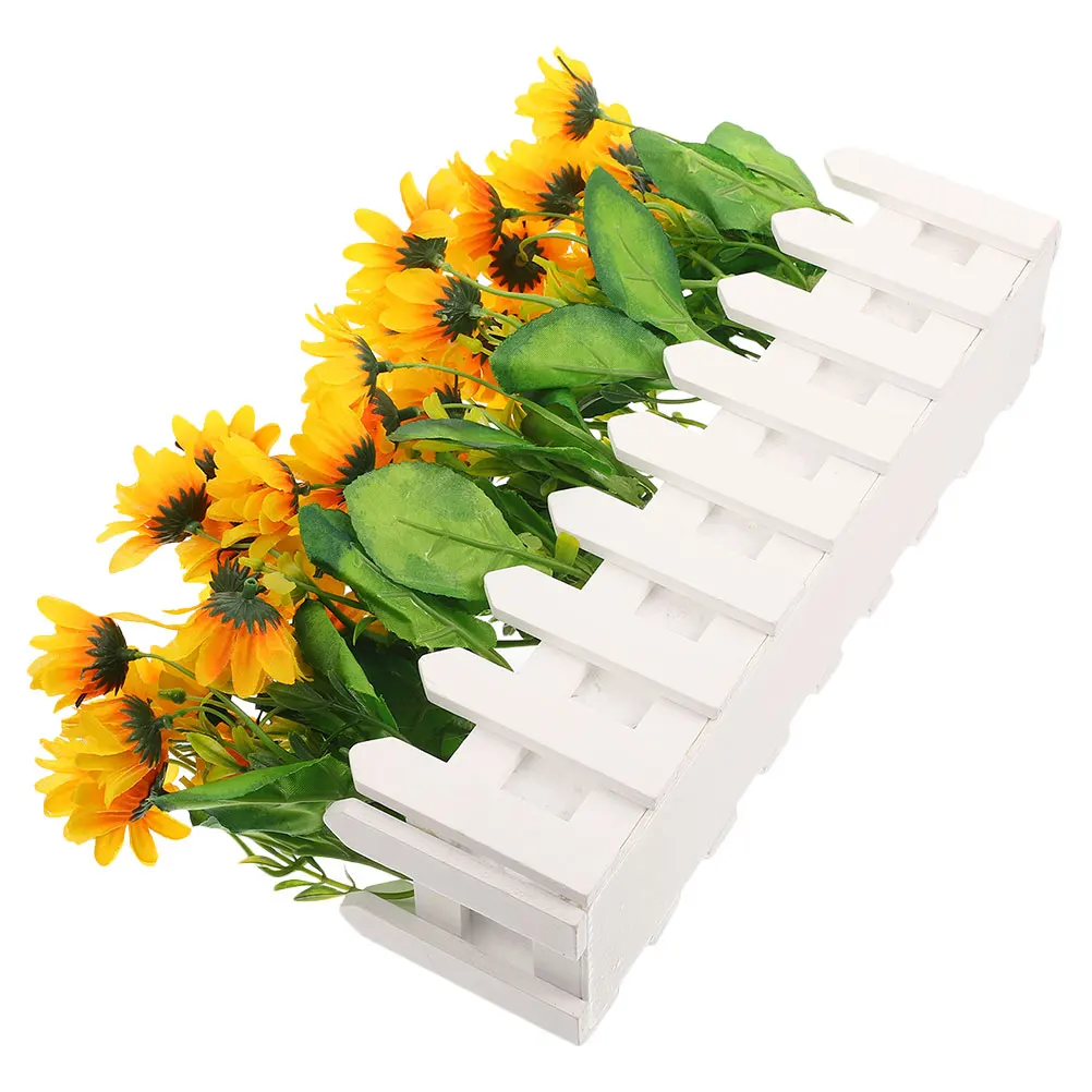 

Simulated Flower Sunflower Art Sunflowers Decor Wall Faux Spring Artificial Hanging from Ceiling Living Room Succulent Garden
