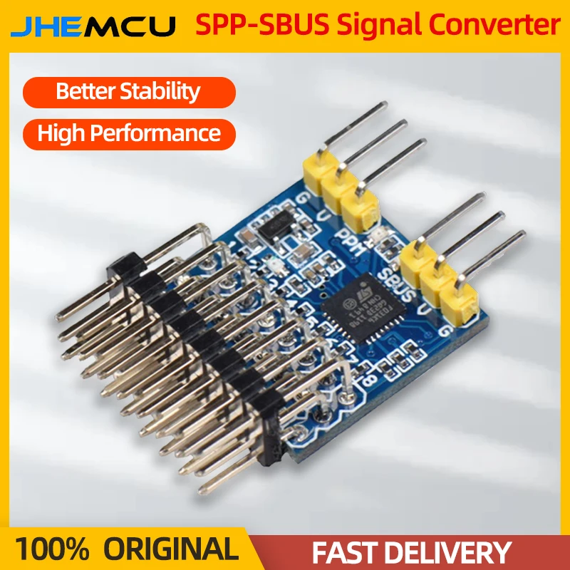 JHEMCU SPP 8CH Signal Converter Support SBUS PPM PWM Module Output For Flysky iA6B Frsky X8R Receiver RC Plane FPV Drone