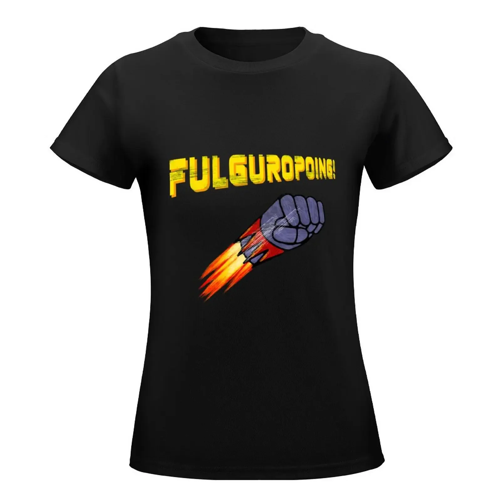 Fulguropoing! - Goldorak T-Shirt funny tops plus size tops t-shirts for Women loose fit