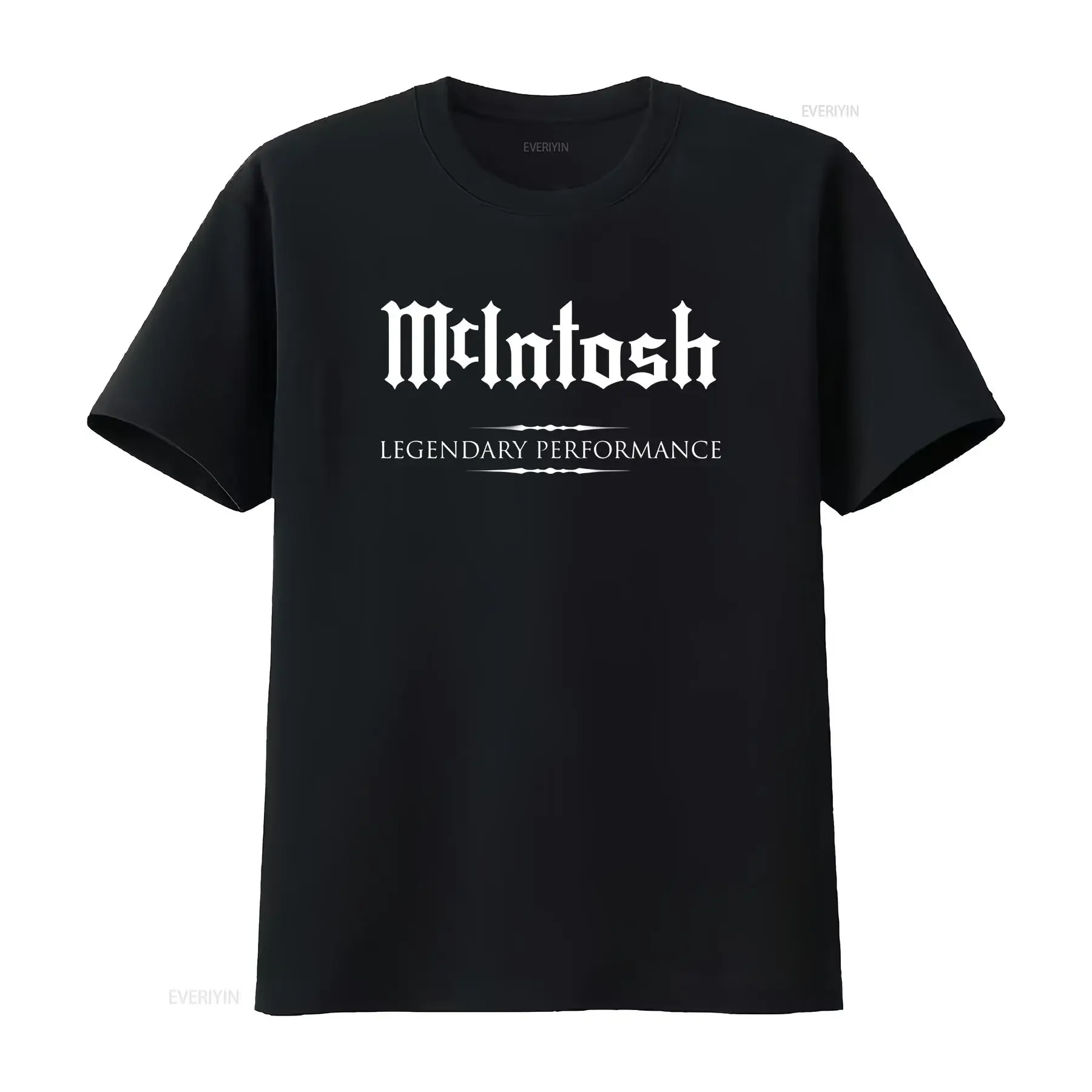 McIntosh Amplifiers Men's T Shirt American men vintage Washed Versatile homme Top For Everyday Wear Unisex streetwear fashion