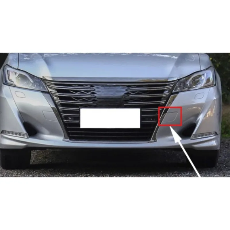 

Передний бампер, фаркоп, маленькие крышки, буксировочная крышка, крышка прицепа для Toyota Crown 2015 2016 2017 2018, левый и правый