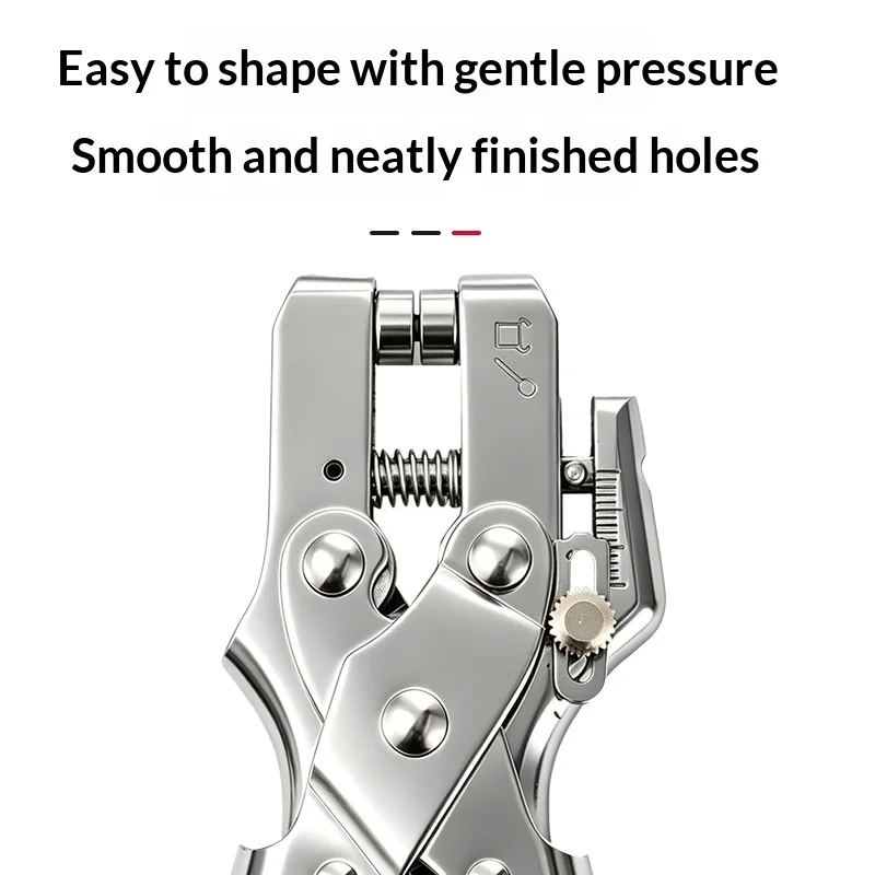 2-in-1 Punch and Setting Pliers Steel Eyelet Setter Plier Kit with 100 Eyelets Canvas Shoes Bags Craft Supplies Tool Set